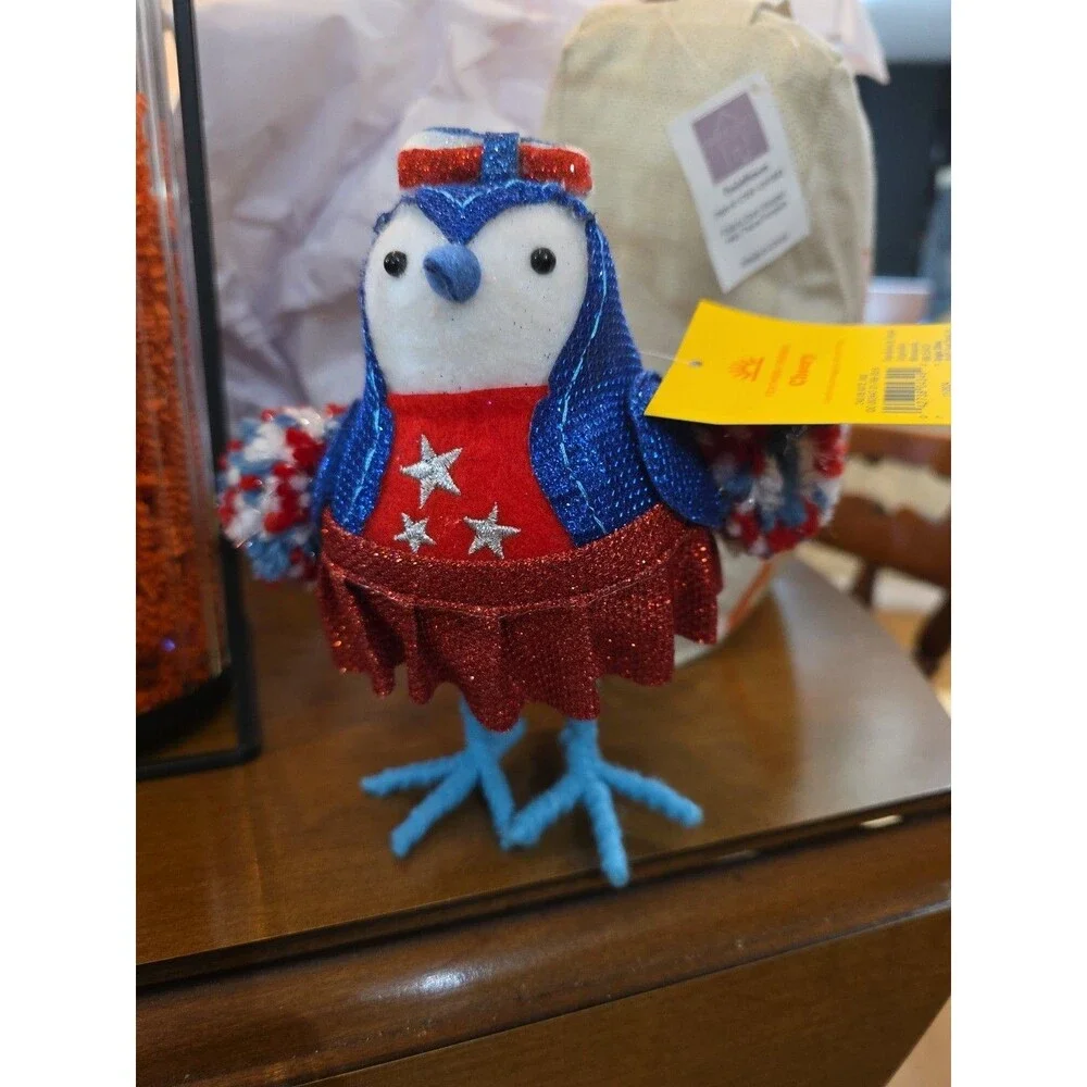 Target Spritz Bird, Summer 4th of July 2025 ‘CHEERY’’ Fabric Bird New With Tags!